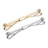 2 Necktie Shirt Tie Collar Pin Tie Clip Clasp Bar Brooch Men Accessory