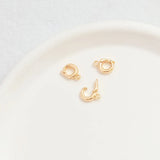 14K Copper Clad K Circular Buckle Pendant Closure Jewelry Accessories