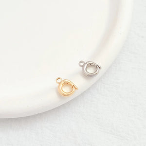 14K Copper Clad K Circular Buckle Pendant Closure Jewelry Accessories