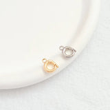 14K Copper Clad K Circular Buckle Pendant Closure Jewelry Accessories