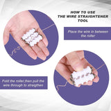 2Pcs Nylon Wire Straightener Jewelry Floral Wrapping Tools
