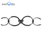 Engraved Name Couple Bracelets Stainless Steel Heart Bff Bracelets