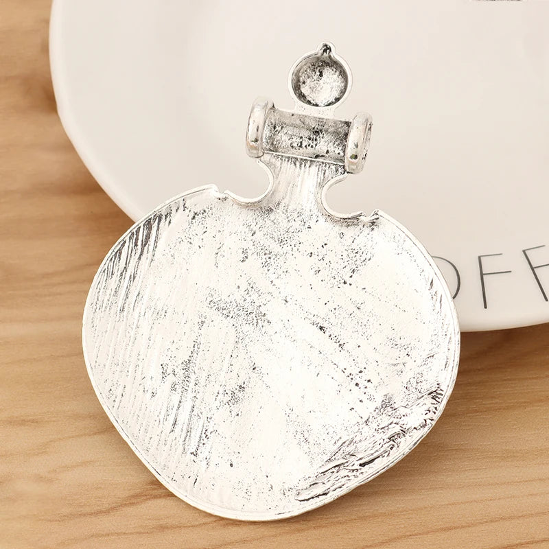 2 Tibetan Silver Bohemia Charm Pendants DIY Necklace Findings 89x69mm