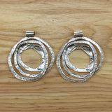 Tibetan Silver Hollow Geometry Charms Pendants for Necklace Making