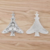 Tibetan Silver Large Christmas Tree Charms Pendants DIY Necklace Jewellery Mak