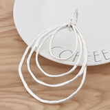 Tibetan Silver Hammered Rings Charms Pendants for Necklace Making