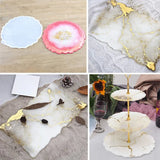2 Pieces Silicone Epoxy Resin Tray Molds DIY Crafts