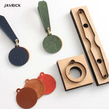 Wooden Die Cutting Leather Mold Round Shape for Bag Charm Keychain Jewelry DIY