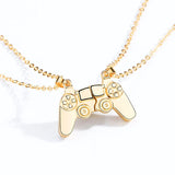 Game Controller Couple BFF Matching Necklaces for Him Her