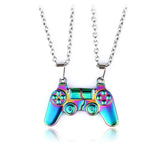 Game Controller Couple BFF Matching Necklaces for Him Her