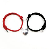 2Pcs Wish Stone Couple Bracelet Magnet Attraction Charm Rope Adjustable