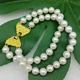 9-10mm Freshwater Pearl Bracelet 7.5 Inch Women's Jewelry
