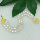 9-10mm Freshwater Pearl Bracelet 7.5 Inch Women's Jewelry