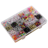 2 Set English Letter Acrylic Beads for Bracelet Necklace Making DIY