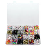 2 Set English Letter Acrylic Beads for Bracelet Necklace Making DIY