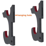 Sword Hook Wall Mount Samurai Sword Hanger Display Holder 2-Tier Velvet Padded