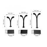 Acrylic Jewelry Display Holder Earring Ear Stud Stand Set