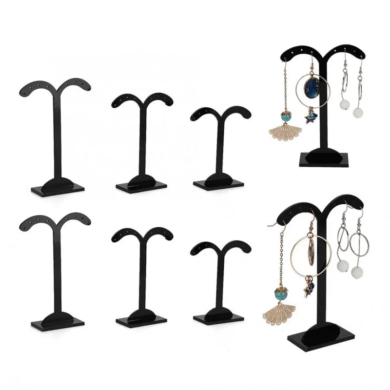 Acrylic Earring Display Stand Set Home Decotation Jewelry Storage Rack