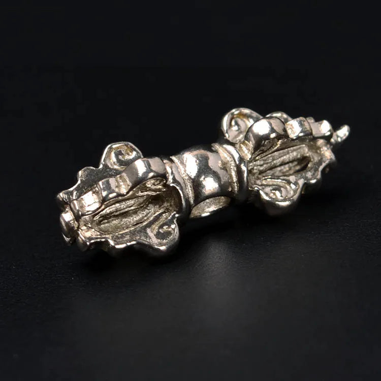 2 Sets Metal Cupronickel Spacer Beads Vajry Pestle Vajra Bell Charms