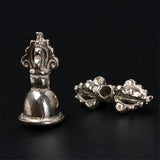 2 Sets Metal Cupronickel Spacer Beads Vajry Pestle Vajra Bell Charms