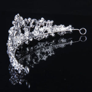 Bridal Necklace Earring Set: Tiara, Earring, 3 Necklace Set Rhinestone Wedding