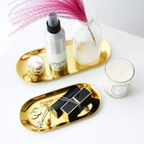Stainless Steel Trinket Tray Set - Towel Storage Dish Plate