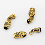 2 Sets Tibetan 38mm Snake Head Clasps for Bracelets DIY Jewelry Making