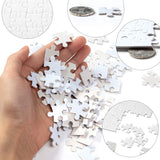 Rectangle Heart Sublimation Puzzles for Kids DIY Custom Puzzle Crafts