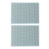 Glitter Letter Stickers Self-Adhesive A-Z DIY Decoration Sheets