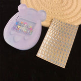 2 Sheets Glitter Letter Stickers Self-Adhesive A-Z Metal Stickers DIY Decor