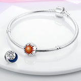 Sun Moon Eye Charm for Bracelet Necklace DIY Jewelry Making