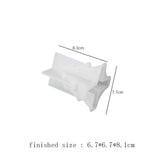 Christmas Tree Ornaments Silicone Mould 3D Corner Tree Crystal Epoxy Resin Molds