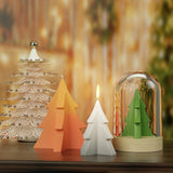 Christmas Tree Ornaments Silicone Mould 3D Corner Tree Crystal Epoxy Resin Molds