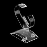 Clear Plastic Wrist Watch Display Rack Holder Acrylic Stand