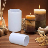 Silicone Cylinder Candle Molds for Candle Making, Resin Mould Epoxy Casting