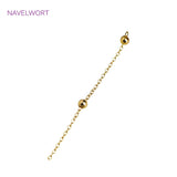 14K Plated Beaded Cable Link Clip Beads Ball Chain Supplies