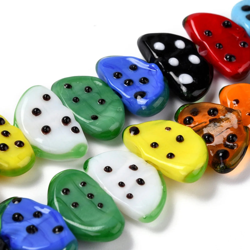 10mm Fruit Shape Glass Lampwork Beads for DIY Jewelry Making