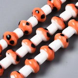 12x10mm Mushroom Porcelain Ceramic Beads for Jewelry Making