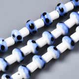 12x10mm Mushroom Porcelain Ceramic Beads for Jewelry Making
