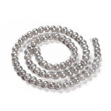 2 Strands Natural Freshwater Pearl Bead Light Grey 4~6x4~5mm