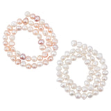 2 Strands Freshwater Pearl Beads for Jewelry Making
