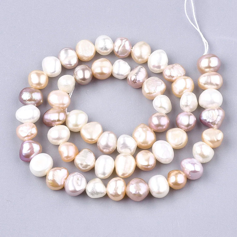 2 Strands Freshwater Pearl Beads for Jewelry Making