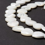 Natural Trochus Shell Beads Peach Heart Shape for DIY Jewelry Making