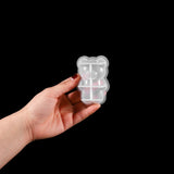 3D Geometry Bear Mirror Silicone Mold for DIY Crafts
