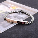 Rose Crystal Couple Bracelet Women & Men