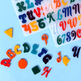 Letters Ornaments Silicone Mould 26 Letters Resin Jewelry DIY Making