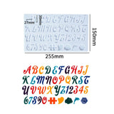 Letters Ornaments Silicone Mould 26 Letters Resin Jewelry DIY Making
