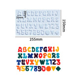 Letters Ornaments Silicone Mould 26 Letters Resin Jewelry DIY Making