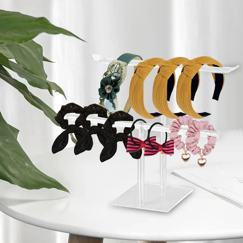 2 Tier Headband Holder Hairband Display Stand Countertop