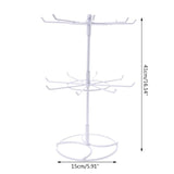 Rotary Jewelry Stand Rack Earrings Necklace Display Organizer Holder